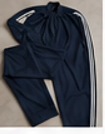 Custom tracksuit jacket and pants with contrast trim